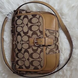 #15. Coach brown crossbody bag